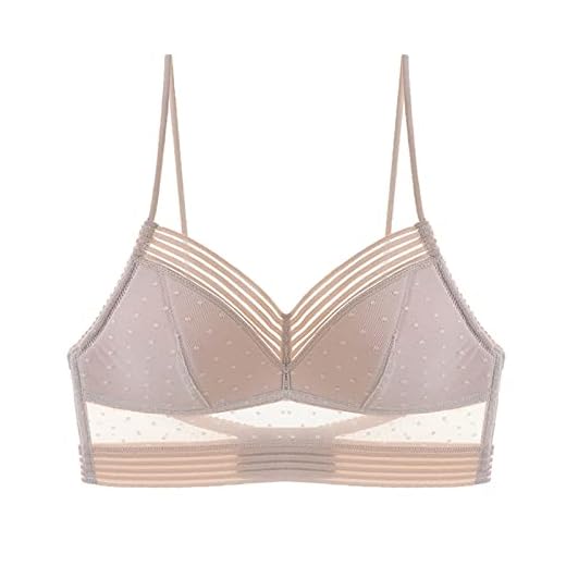 Sujetador Ultrafino de Verano para Mujer, Ropa Interior sin Anillo de, Sujetador francés Sexy con Espalda Abierta y Espalda, Sujetador en Forma de U La Tostadora Camisetas Mujer