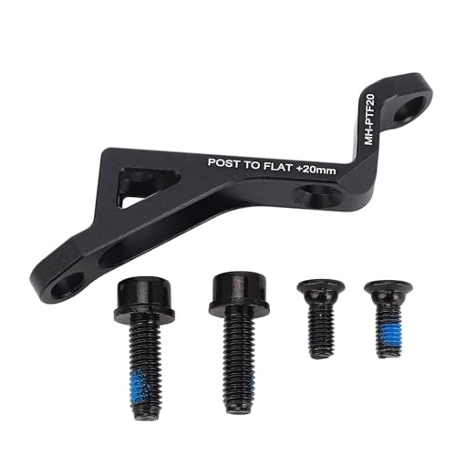 WOHPNLE 180mm Disc Brake Adapter, Aluminum Alloy Brake Caliper Mount Adapter with Sturdy Design for Mountain Bike Accessories Front Bike Fork Brake Adapter Rotor