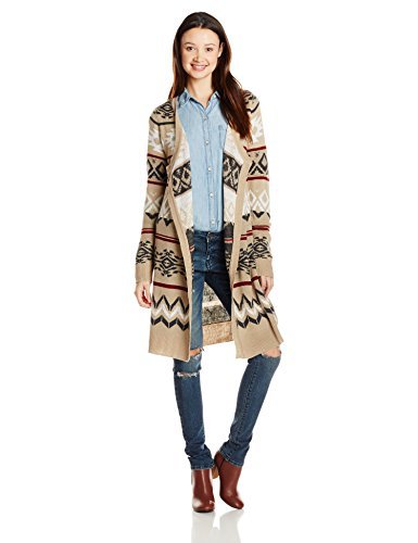 It's Our Time Juniors' Open Drapey Cardigan Sweater