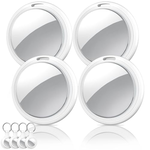 Air Tracker Tags-4 Pack, Item Finders Works with Apple Find My(iOS Only), Air Tracker Tags with 4 Case, Bluetooth Tracker Keys Finder and Item Locator...