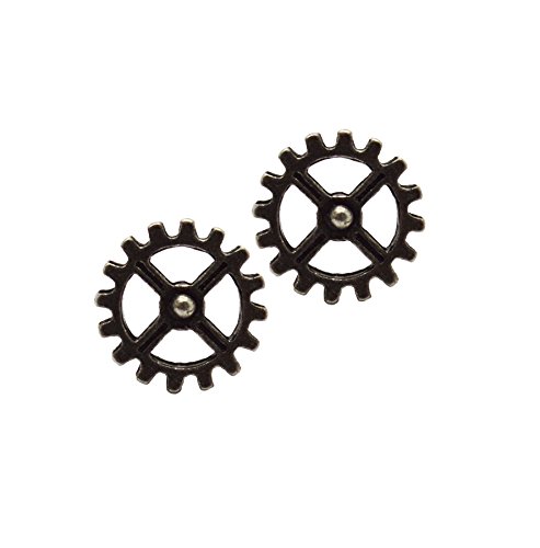 Alchemy Empire: Steampunk Industrilobe Par de Pendientes