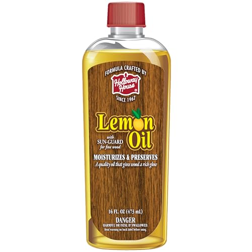 Holloway House Lemon Oil with Sun Guard, 16-Ounce Bottles (Pack of 6)