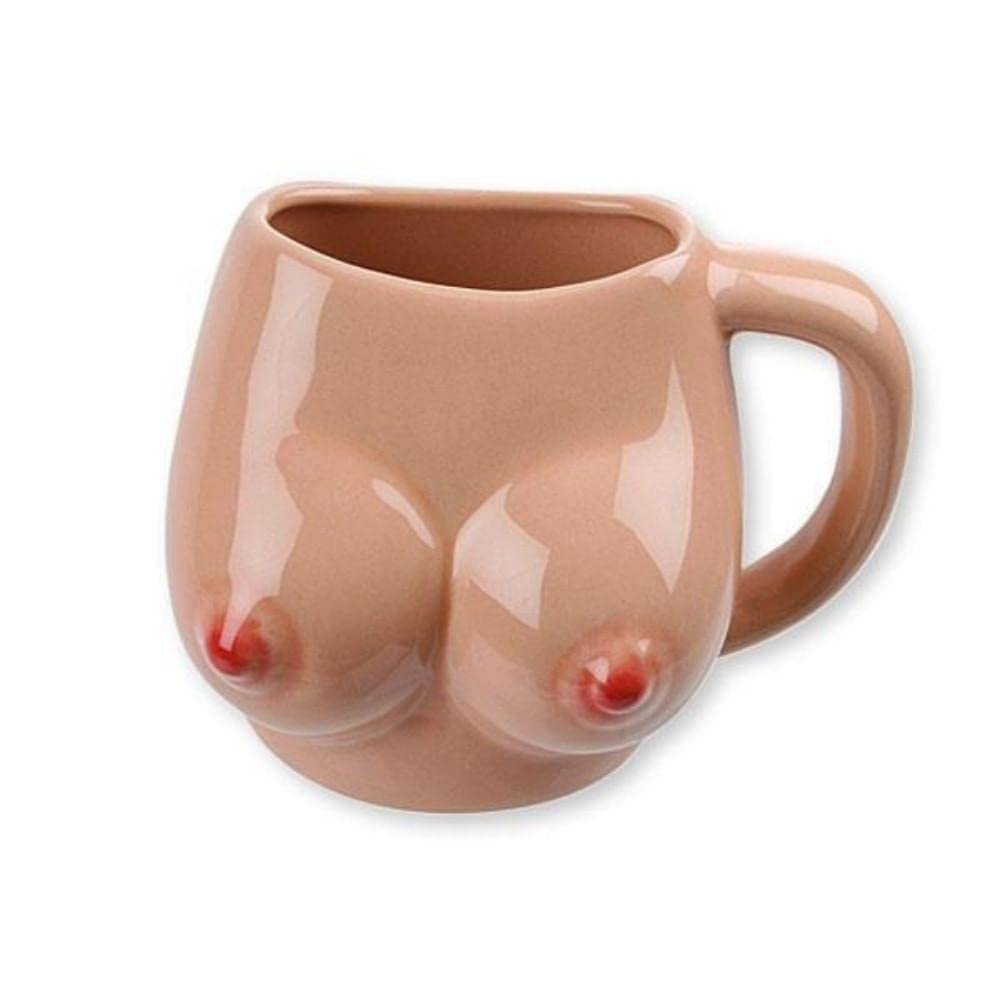 OOTB, Ceramic mug, Boobs, ca. 10 x 10 cm