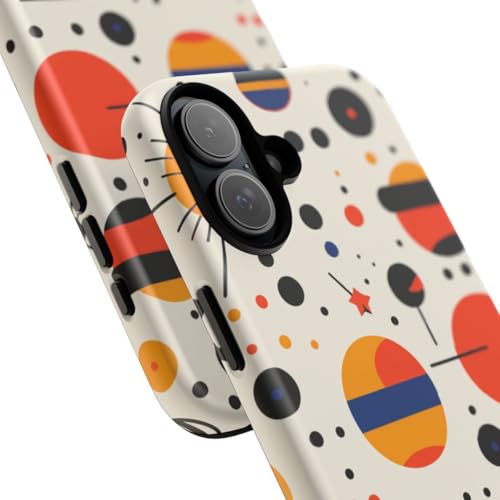 Coque rigide mate iPhone 16 Plus anti-traces au motif céleste abstrait - 2