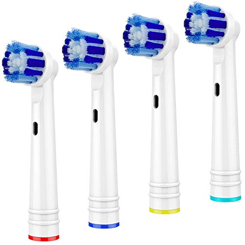 4 Pack Replacement Toothbrush Heads Compatible With Oral B Braun,Precision Clean Electric Toothbrush Heads Refill for Oral-B Most Models