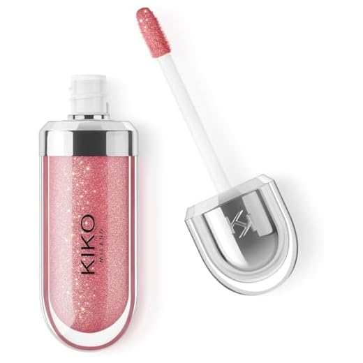 Gloss Labial Kiko Milano 3D Hydra Lipgloss cor 17 - Malva Perolado