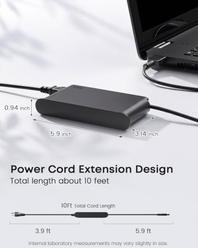 Image of 170W Laptop Charger Fit for Lenovo ThinkPad LOQ ideapad Gaming 3 | Compatible ThinkPad P1 P15 P16 P71, Legion Slim 5, AC Adapter ADL170SDC3A, ADL170SLC3A, ADL170SCC3A, SA10R16886, SA10R16887