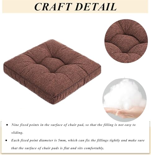 Coussins de chaise de salle à manger épais et antidérapants A13 - 6