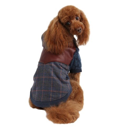 Puppia PAMD-JM027-BL-L Java Dog Coat, L, Blue - Image 4