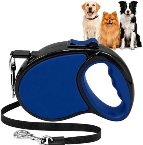 Coleira Pet Guia Retrátil para Cachorros, gatos de todos os porte...