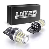 LUYED 2 x Super Bright 9-30v 7440 7443 T20 LED Bulbs With Projector For Back Up Reverse Lights,Turn