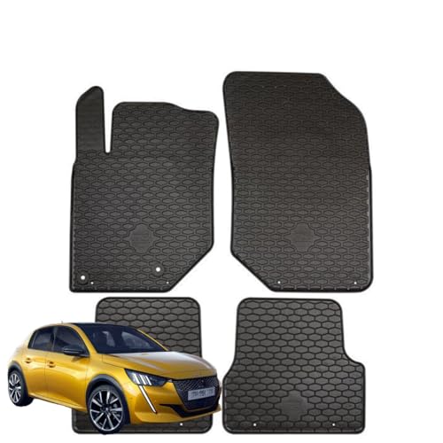 Tappetini Auto Su Misura SPRINT03503 In Moquette Antiscivolo Per Peugeot 208 I (2012-2019) E 2008 I (2013-2020)