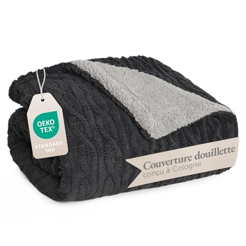 Couvertures et plaids chauds contre le froid pour grand lit double - 2