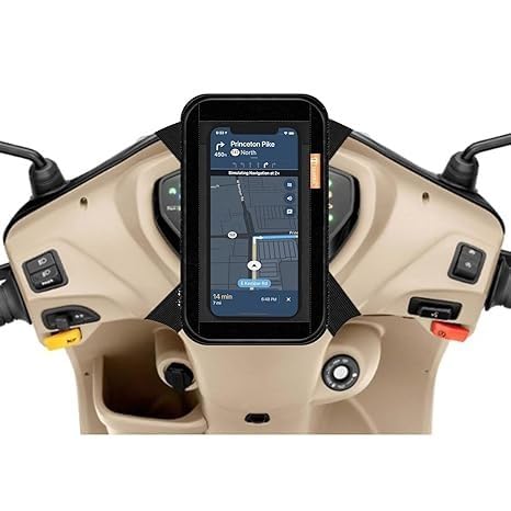 Universal Mobile Holder/Stand/Mount Pouch for Scooters Scooty Activa Jupiter EV's | X1 Model-image-37