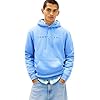 Tommy Jeans Tjm Reg Linear Logo Hoodie Ext Dm0Dm20746, Felpa con Cappuccio, Uomo, Blu (Light Horizon Blue), L