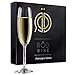 Champagne Glasses Set - Lead Free Titanium Crystal Sparkling Wine Glass, 7.5 oz. Elegant Fluted Glassware - Best For Weddings, Parties and Special Celebrations - The Perfect Gift Idea