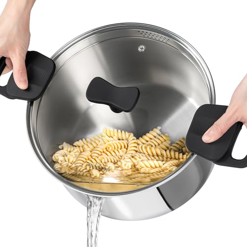 MICHELANGELO 8 Qt Stainless Pasta Pot