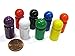Koplow Games Set of 8 Ball Pawns 30mm Peg Pieces for Board Game Play - Assorted Colors