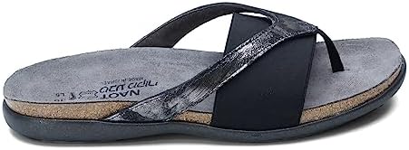 NAOT Women's, Penelope Sandal Black Metallic 39 M | Image 1