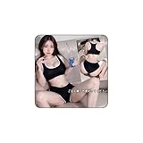 [harukita] コスプレ チアガール セクシー スク水 ランジェリー スクール水着 体操着 応援団 コスチューム チアリーダー 女子 高校生 学生 スポーツブラショーツセット競泳水着 過激 ビキニ ヨガウェア 可愛い 美胸 コスチューム 人気 (ブラック)