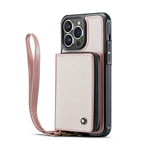 Étui iPhone 14 avec fentes cartes fonction portefeuille et coque silicone interne