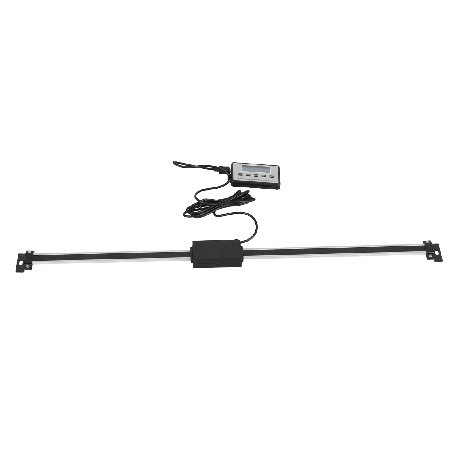 Digitale Anzeige Linearer Messschieber mit digitaler Anzeige, metrische und imperiale Maßeinheiten, 0,01 mm Auflösung für Dreh- und Fräsmaschinen, Edelstahllineal mit hoher (0-500mm)
