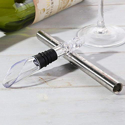 New Pacific Youyah Youyah Wine Chiller Stick 3-In-1 Stainless Steel Wine Bottle Cooler Stick,Rapid Iceless Wine Chilling Rod With Aerator And Pourer,Wine Gift thumb #8