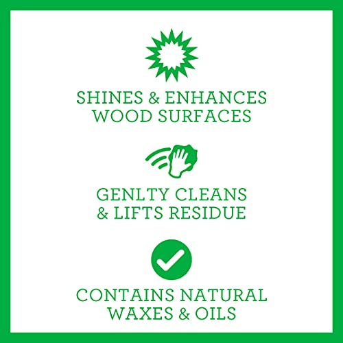 Trinova Wood Cleaner, Conditioner, Wax & Polish - Spray for Furniture & Cabinets - Removes Stains & Restores Shine - Wax & Oil Polisher - Works on Stained & Unfinished Surfaces - 18 fl oz - Thumbnail 2