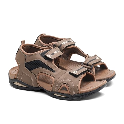 Image of ASIAN Vistara-47 Men's Sandals with Adjustable Straps, Cushioned Footbed & Anti-Skid Sole | Stylish Outdoor Sandals | Lightweight, Ideal for Travel & Beach