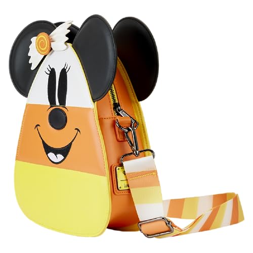 Loungefly Disney Mickey and Minnie Mouse Candy Corn Vegan Leather Crossbody Bag3