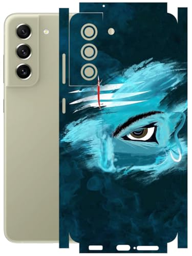 Image of AtOdds - Full Body Back Screen Guard Protector Film - Lamination Wrap Skin Sticker Compatible with Samsung Galaxy S21 FE (5G) | Scratchproof Matte Finish (Mahadev)