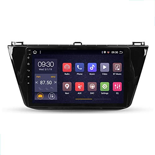9 Zoll 2 Din Autoradio GPS Bluetooth Navigation für Volkswagen Tiguan L 2017 2018 Unterstützt Dual USB WLAN/Auto Radio/Multimedia