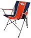 NFL Portable Folding Tailgate Chair with Cup Holder and Carrying Case