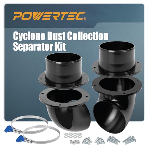 POWERTEC 70292W Cyclone Dust Collection Kit