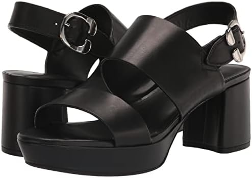 Aerosoles Women's CARIMMA Heeled Sandal, Black Leather, 7 | Image 6