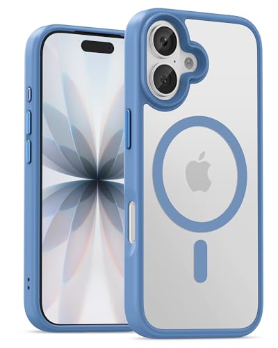 Image of UNBREAKcable Magnetic for iPhone 17 Case 6.3-Inch, Compatible with MagSafe, Full Camera Protection, Built-in Magnetic Ring, Drop Protection Shockproof Slim Phone Cover - Light Blue