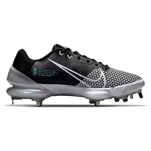Nike Force Zoom Trout 7 Pro Metal Baseball Cleats Black | Gray Size 11.5