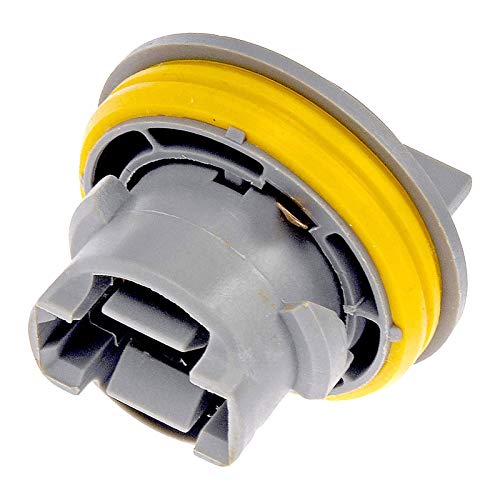 Montloxs 1 pieza de soporte de enchufe de plástico para bombilla de luz trasera para freno de señal de giro trasero izquierdo/derecho/reemplazo de luz de marcha atrás para Chrysler Plymouth Dodge Cover