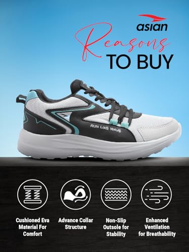 Image of ASIAN Men ORBIT-05 'Stylish Casual Mid Top Sneaker and Trendy Shoes with Laces for Men & Boys