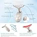 Facial Massager Red-Light-Therapy-for-Face and Neck, Face 𝖲 culpting Wand with 7 Color (Champagne)
