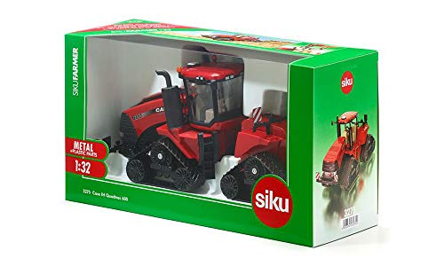 siku 3275, Case IH Quadtrac 600 Raupenschlepper Traktor, 1:32, Metall/Kunststoff, Rot, Funktionales Knickgelenk und siku-Heck-Kupplung – Bild 8