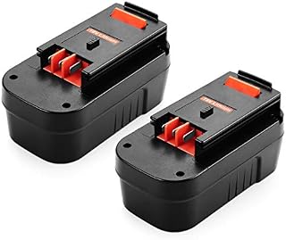 ANTRobut 2 Pack 18V 5000mAh HPB18-OPE Lithium Battery for Black and Decker 18