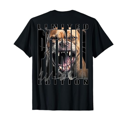 Backprint Y2K Streetwear Ropa Mujer Hombre Perro Pitbull Camiseta