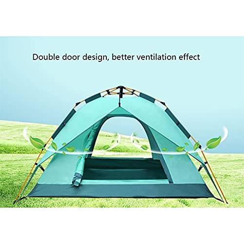 Carpa para camping 3-4 personas resistente al viento y lluvia miniatura 6