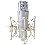 Samson C01U Pro USB - Micrófono de condensador de estudio y soporte para micrófono keepdrum MS089