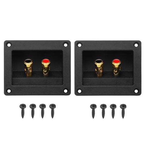 2 Piezas Terminal para Caja de Altavoz 90x80mm miniatura 1