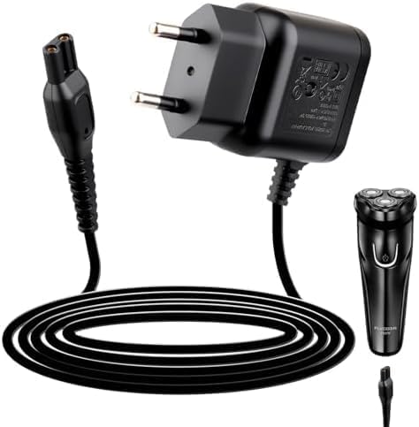 Cargador de15 V HQ8505 para Recortadora Afeitadora 5,4W para Philps Norelco | Compatible Ph-ilips y Norelco, series 7000/5000, MG5750 MG7790 MG7770 MG7720 BG5020, cargador 5,4W