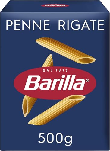 Barilla Classique - Penne Rigate n. 73 à la semoule de blé dur toujours al dente - 500 g (Lot de 5)