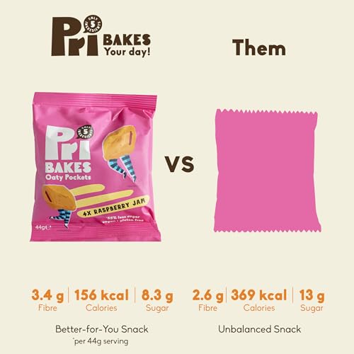 12 pcs Raspberry Jam Oaty Pockets