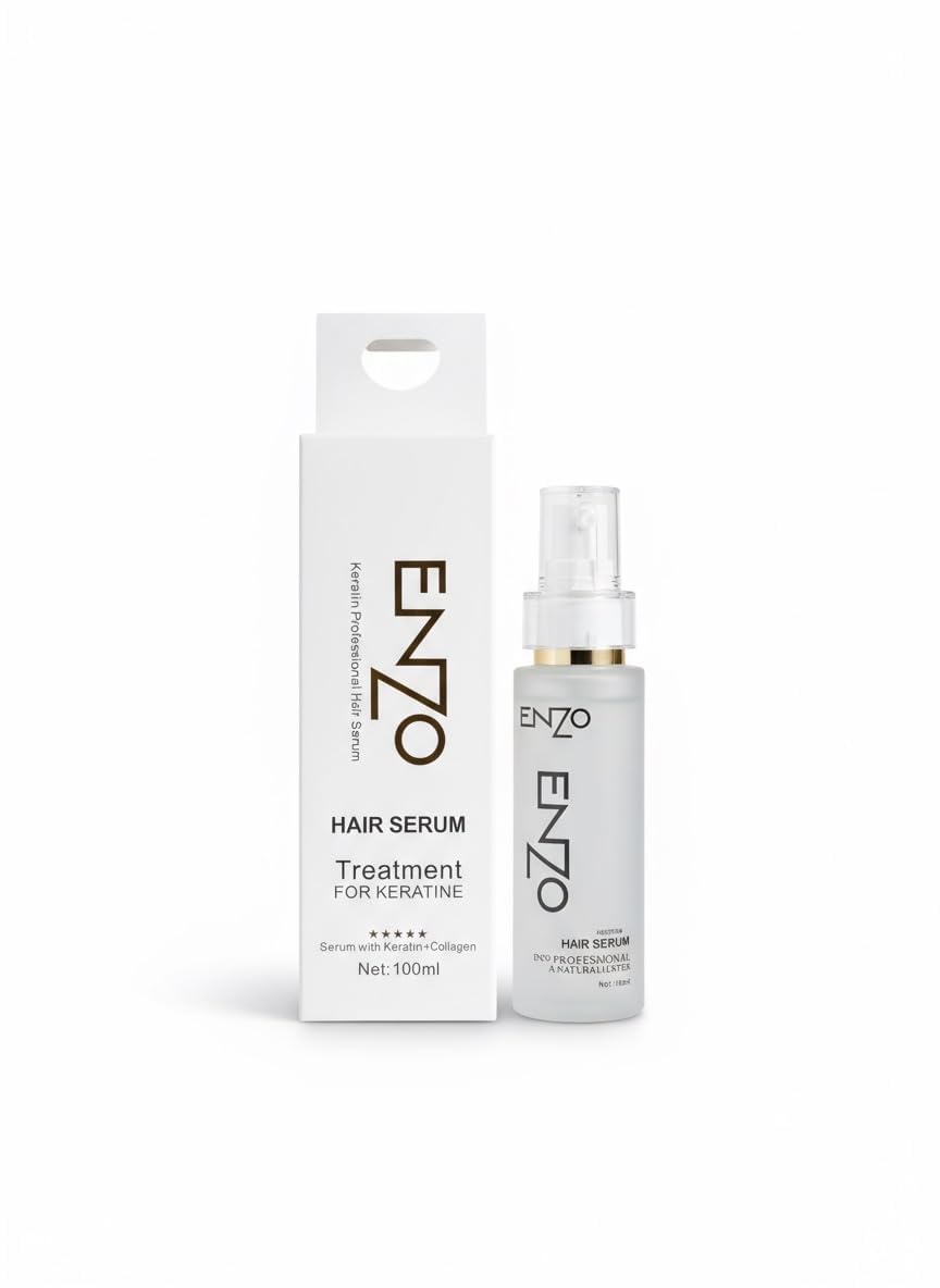Professional Hair Serum with Keratin & Collagen, 100ml, Deep Nourishing & Repairing Treatment for Damaged Hair (1, 100, Millilitres)